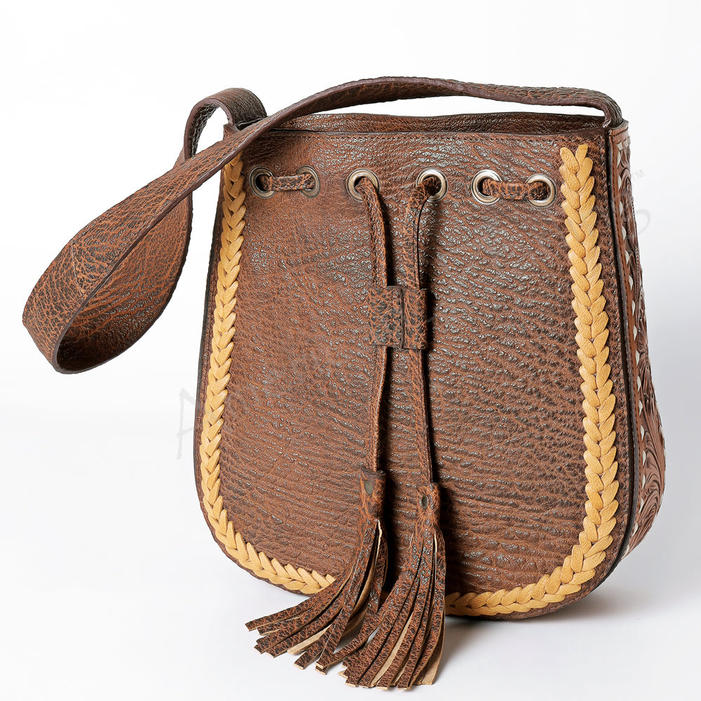 American Darling Bucket Genuine Leather Women Bag Western Handbag Purse