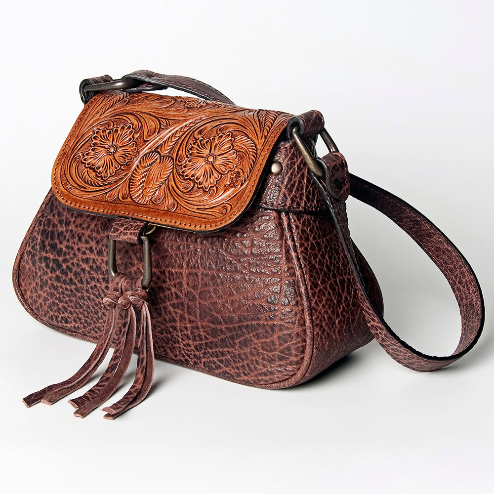American Darling Cross Body Hand Tooled Genuine Leather women bag western handbag purse