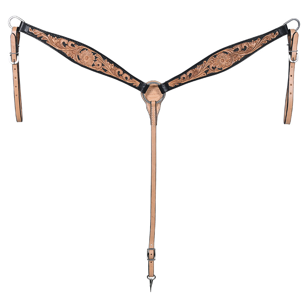 Hilason Western American Leather Horse Tack Set Tan