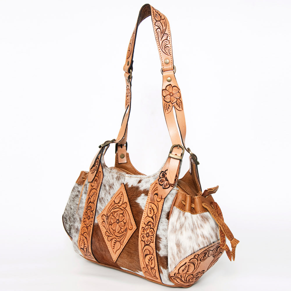 American Darling Hobo Hand Tooled Genuine Leather Western Women Bag | Handbag Purse Bags for Cute