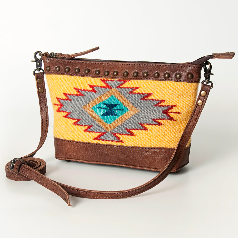American Darling Cross Body Saddle Blanket Genuine Leather Western Women Bag Handbag Purse | Travel Bags College Casual