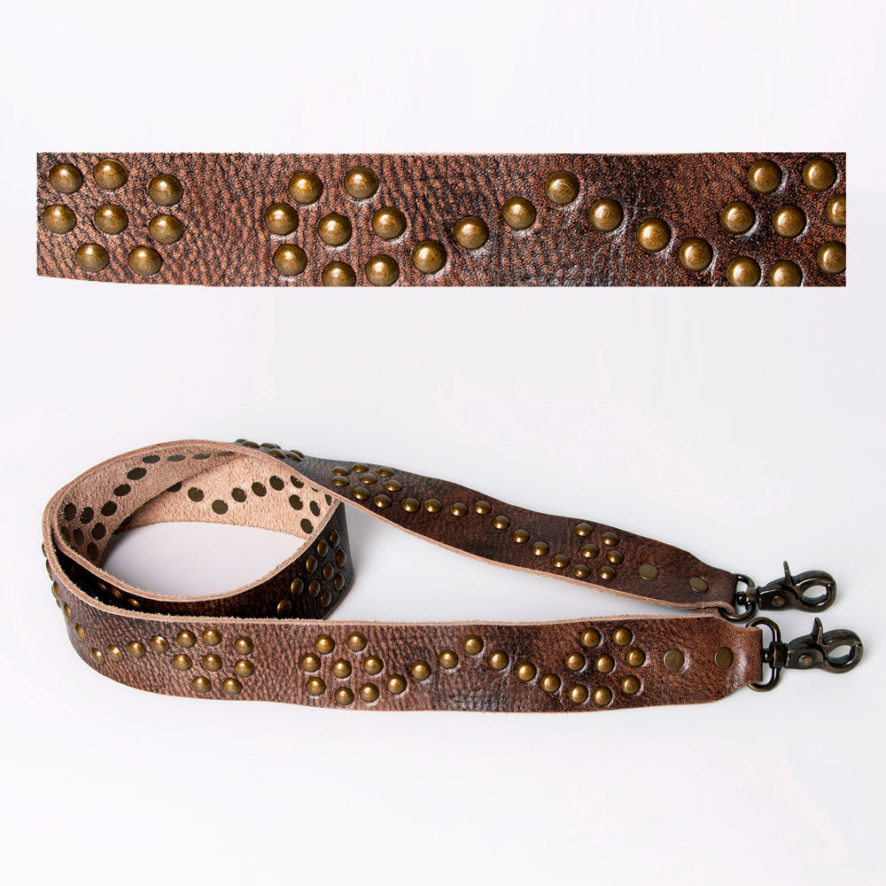 American Darling ADBT137 Full Grain Genuine Leather Crossbody Handle Strap For Bags