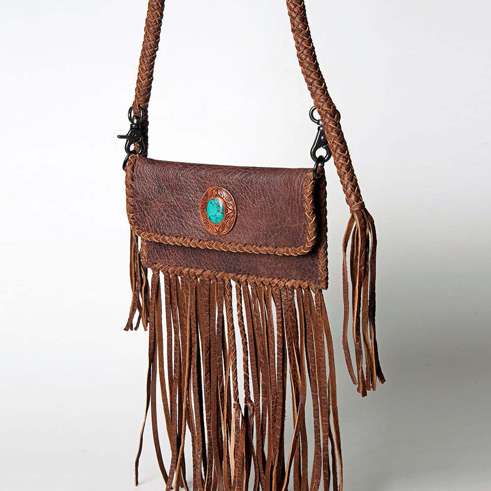 American Darling Wallet Hand Tooled Genuine Leather Women Bag Western Handbag Purse