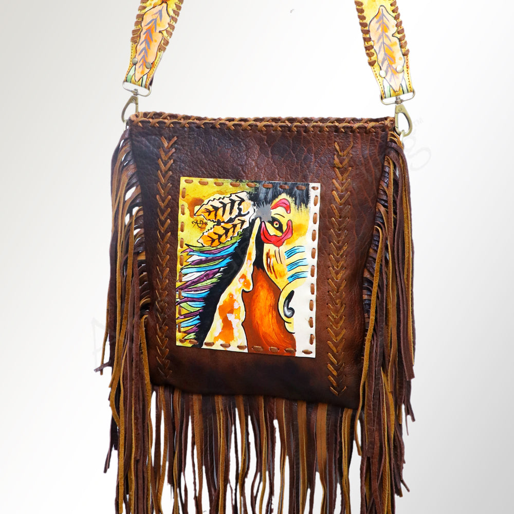 American Darling Cross Body Hand Tooled Genuine Leather Western Women Bag Handbag Purse | Crossbody for Cute