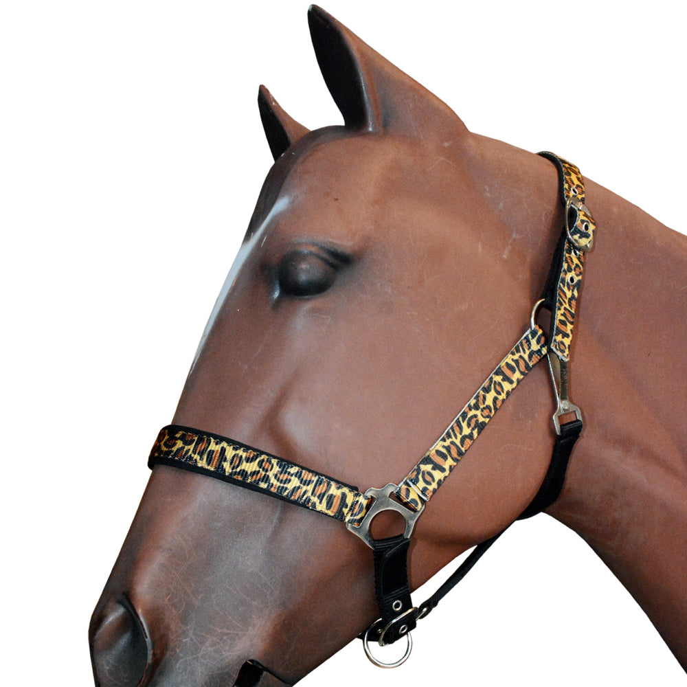 Hilason 1 Inch Fully Adjustable Halter US Flag Polyester