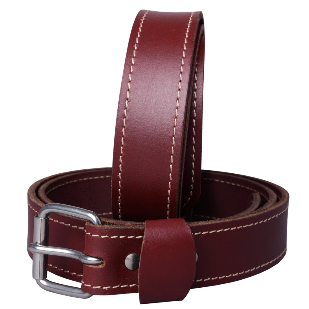 HILASON Western Genuine Leather Belt for Men Women Cowboy Cowgirl Handmade Unisex Full Grain Heavy Duty Tooled Jeans