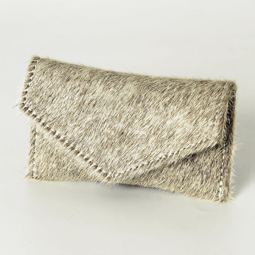 American Darling Coin Purse Hair on Genuine Leather Western Women Bag | Handbag Wristlet Travel Clutch