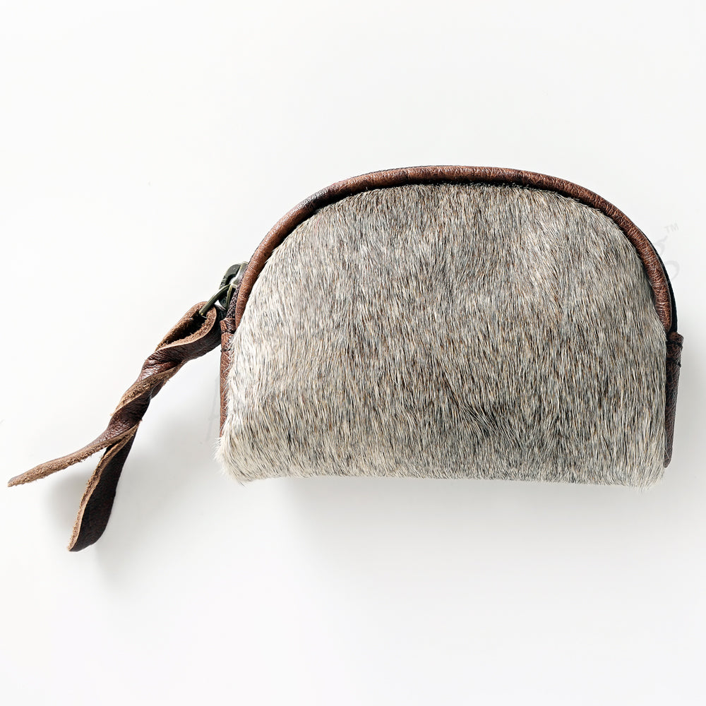 American Darling Coin Purse Hair on Genuine Leather Western Women Bag | Handbag Wristlet Travel Clutch