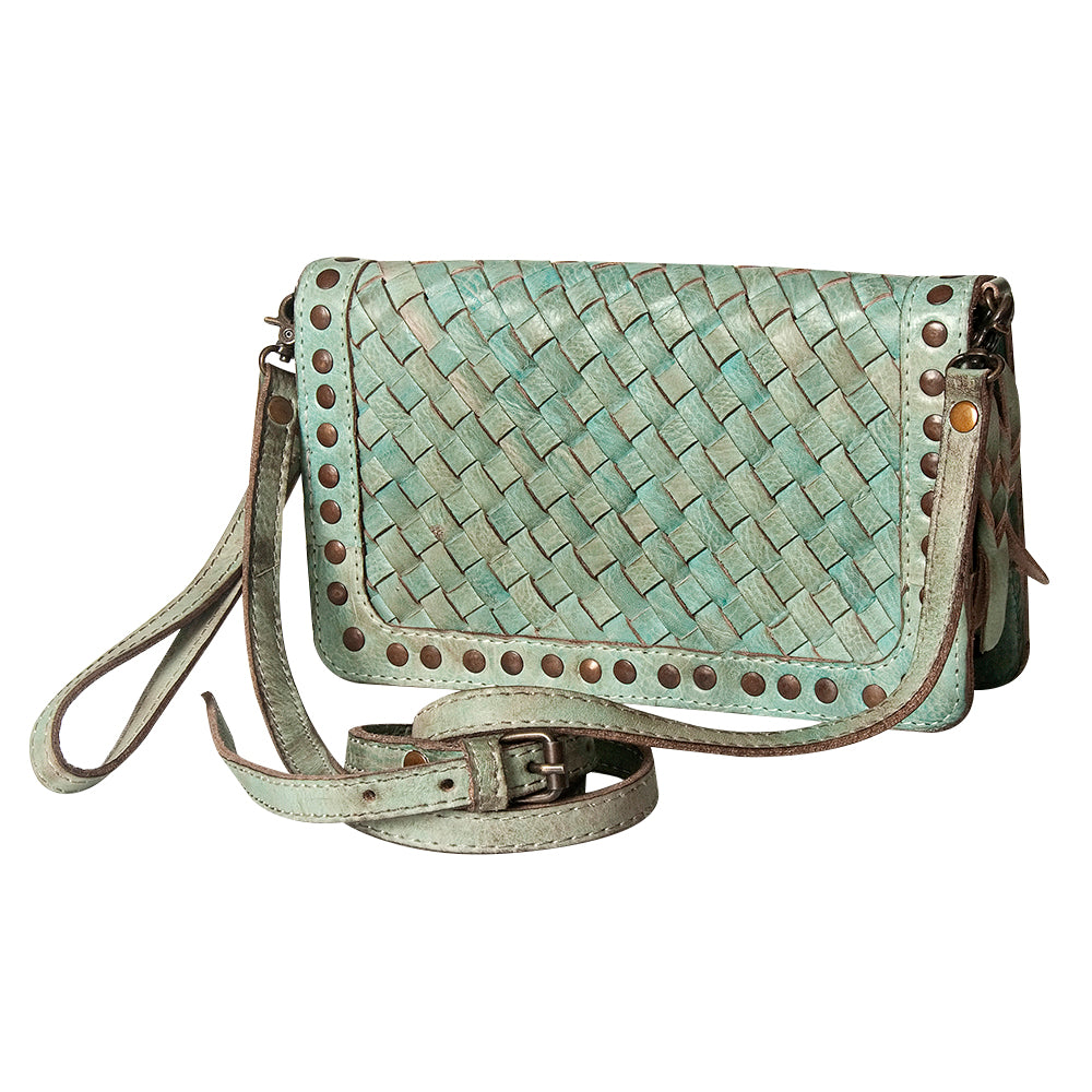 Never Mind Nmbg130A Small Crossbody Vintage Handmade Genuine Cowhide Leather Women Bag WesternåÊHandbagåÊPurse