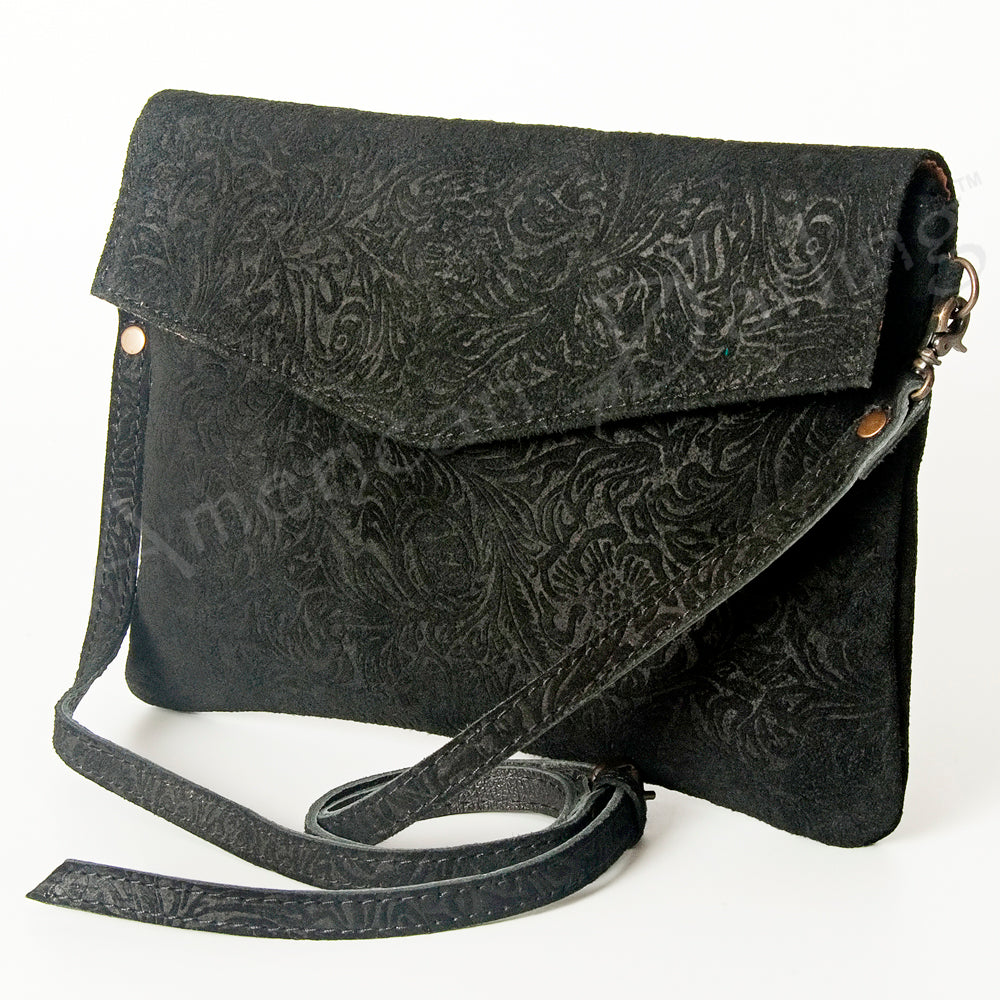 American Darling ADBGS178DM1 Envelope Embossed Genuine Leather women bag western handbag purse