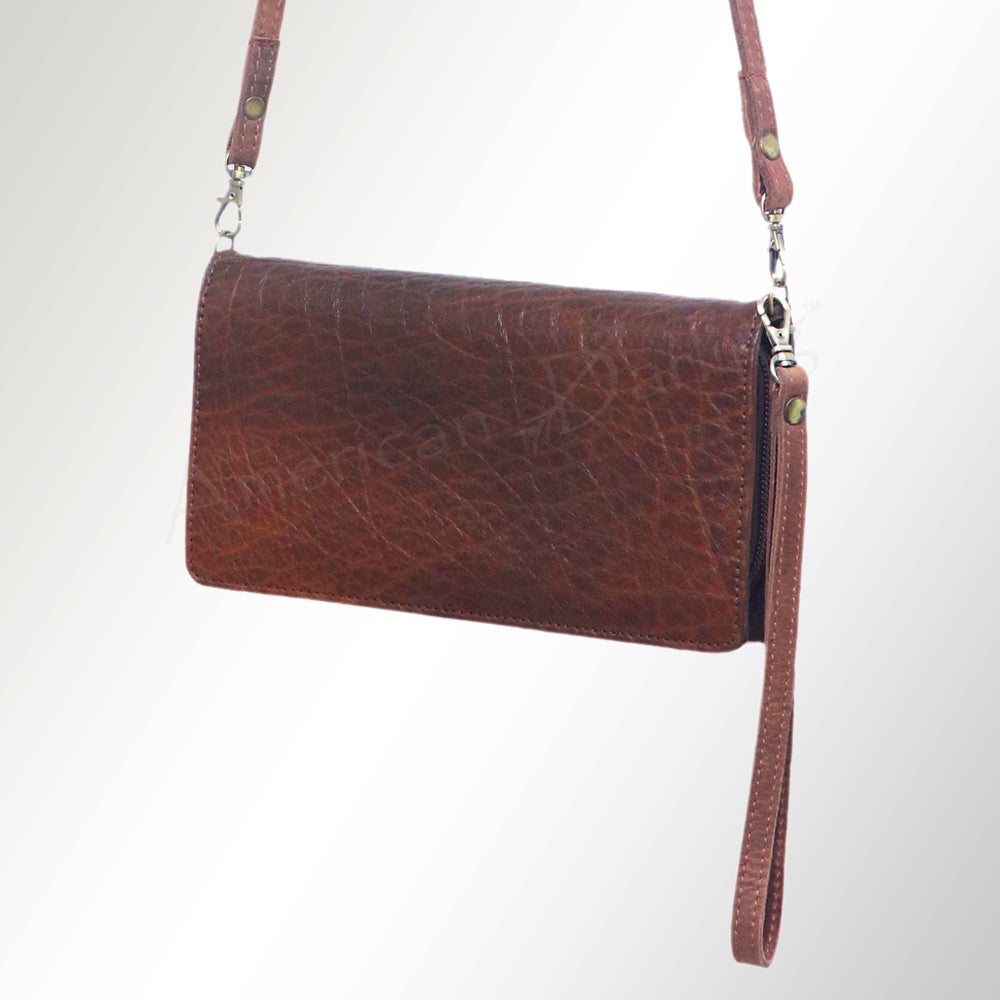 American Darling Clutch Full Grain Genuine Leather Western Women Bag Handbag Purse | Purses for Cute