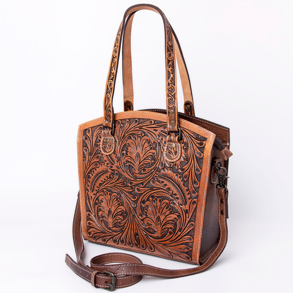 American Darling Tote Hand Tooled Genuine Leather Western Women Bag Handbag Purse | Travel Bags College Casual