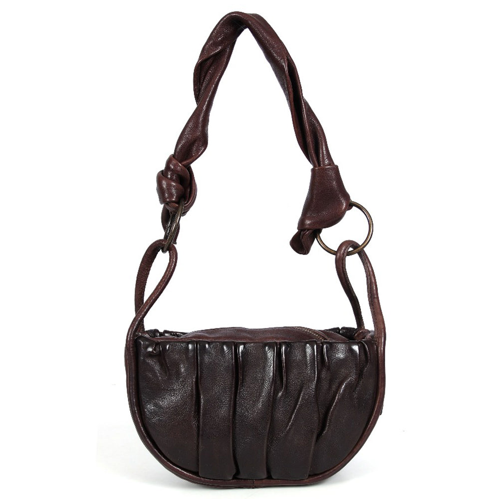 Never Mind Nmbgr104Db Hobo Vintage Handmade Genuine Cowhide Leather Women Bag Western Handbag Purse