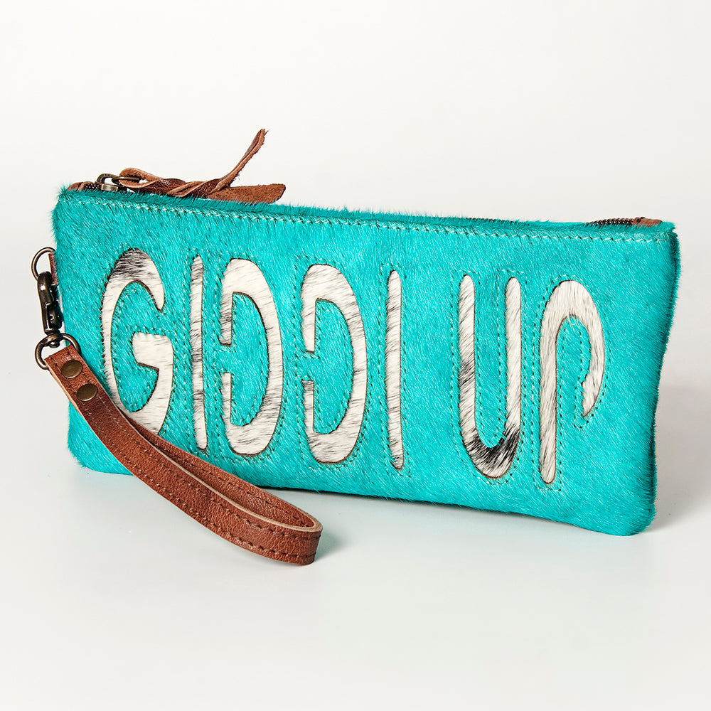 American Darling Wristlet Hair on Genuine Leather Western Women Bag | Handbag Purse | Women Wristlet | Wristlet Wristlet | Travel Wristlet | Leather Wristlet | Clutch Wristlet