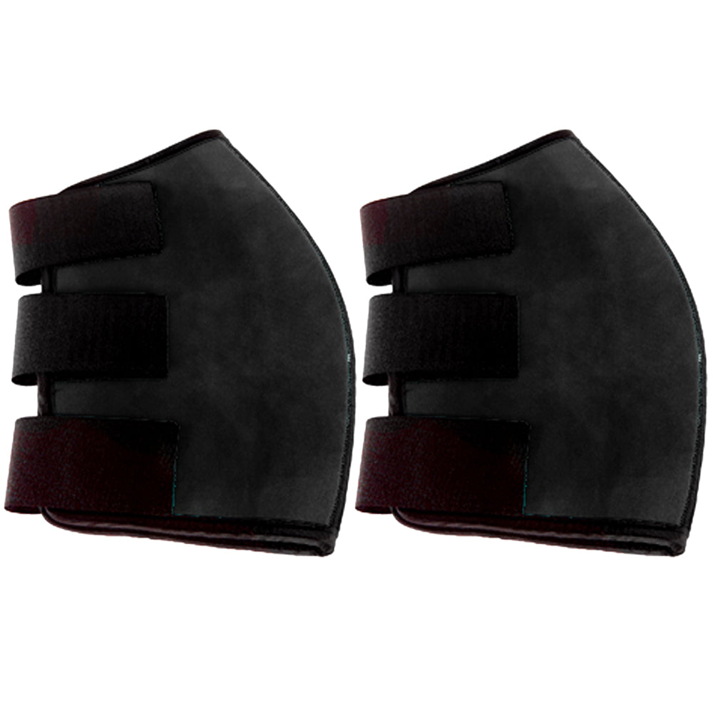 Hilason Neoprene Hock Sweat Boots Horse Size Strengthens Protects Black Pair