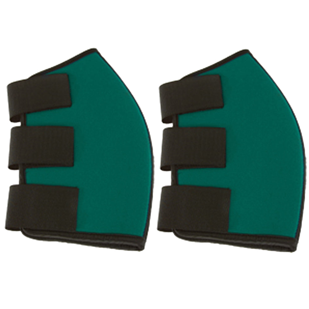 Hilason Neoprene Hock Sweat Boots Horse Size Strengthens Protects Turquoise pair