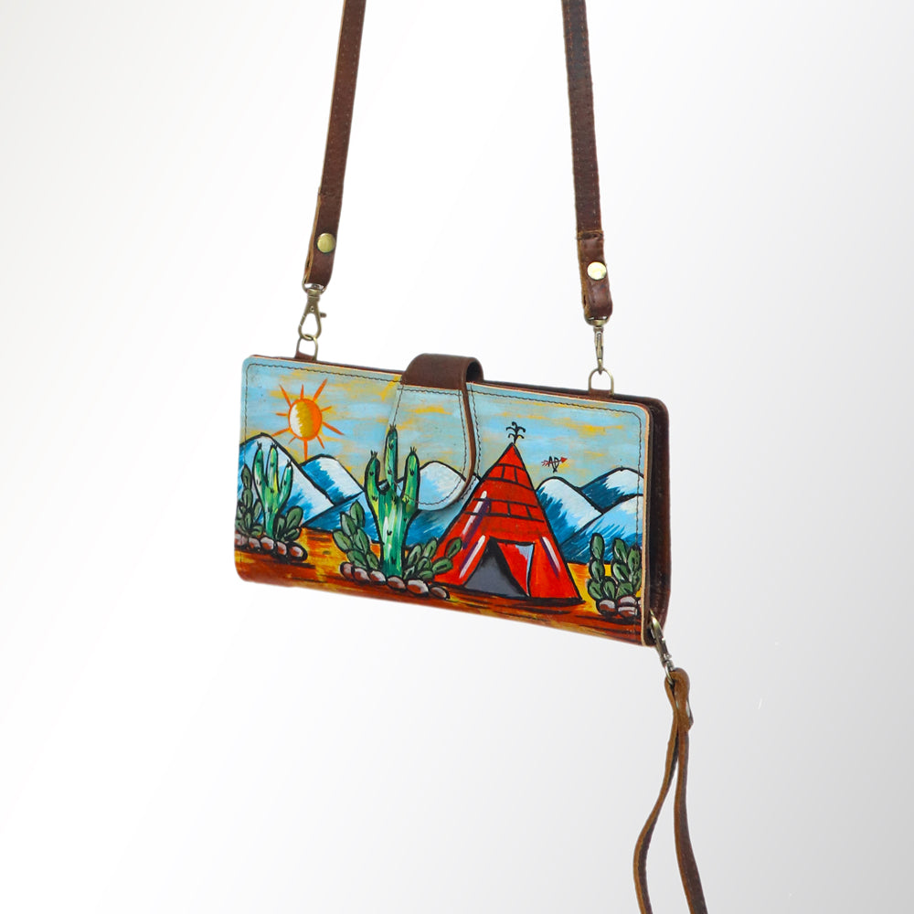 American Darling Wallet Full Grain Genuine Leather Western Women Bag | Handbag Purse Wristlet Travel Clutch