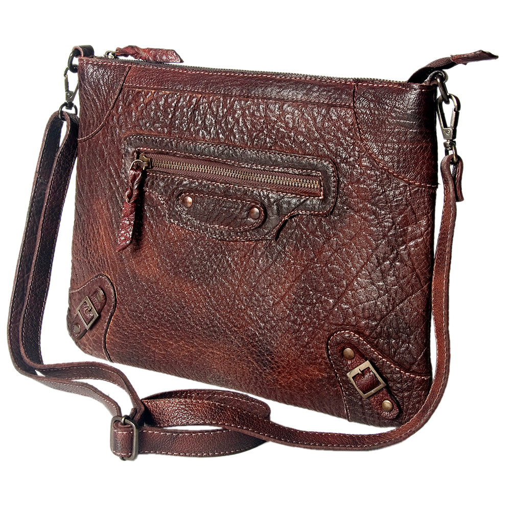 Never Mind Nmbgz106D Cross Body I Vintage Handmade Genuine Cowhide Leather Women Bag Western Handbag Purse