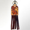 American Darling ADKRM101 Hand Tooled Carved Genuine Leather Keyring