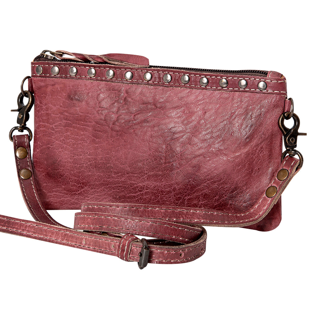 Never Mind Nmbg102H Small Crossbody Vintage Handmade Genuine Cowhide Leather Women Bag Western Handbag Purse