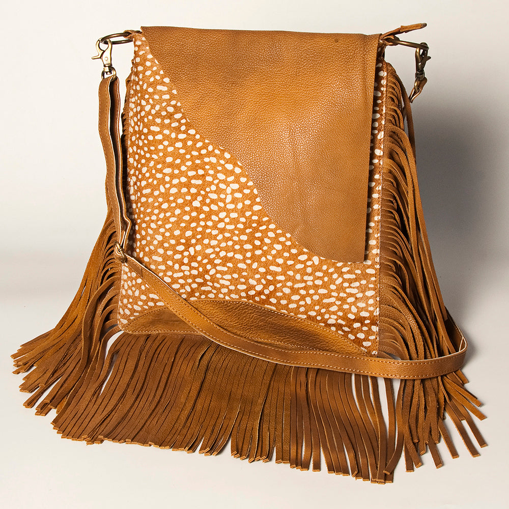 American Darling Large Crossbody Hair On Genuine Leather Western Women Bag | Handbag Purse for Cute