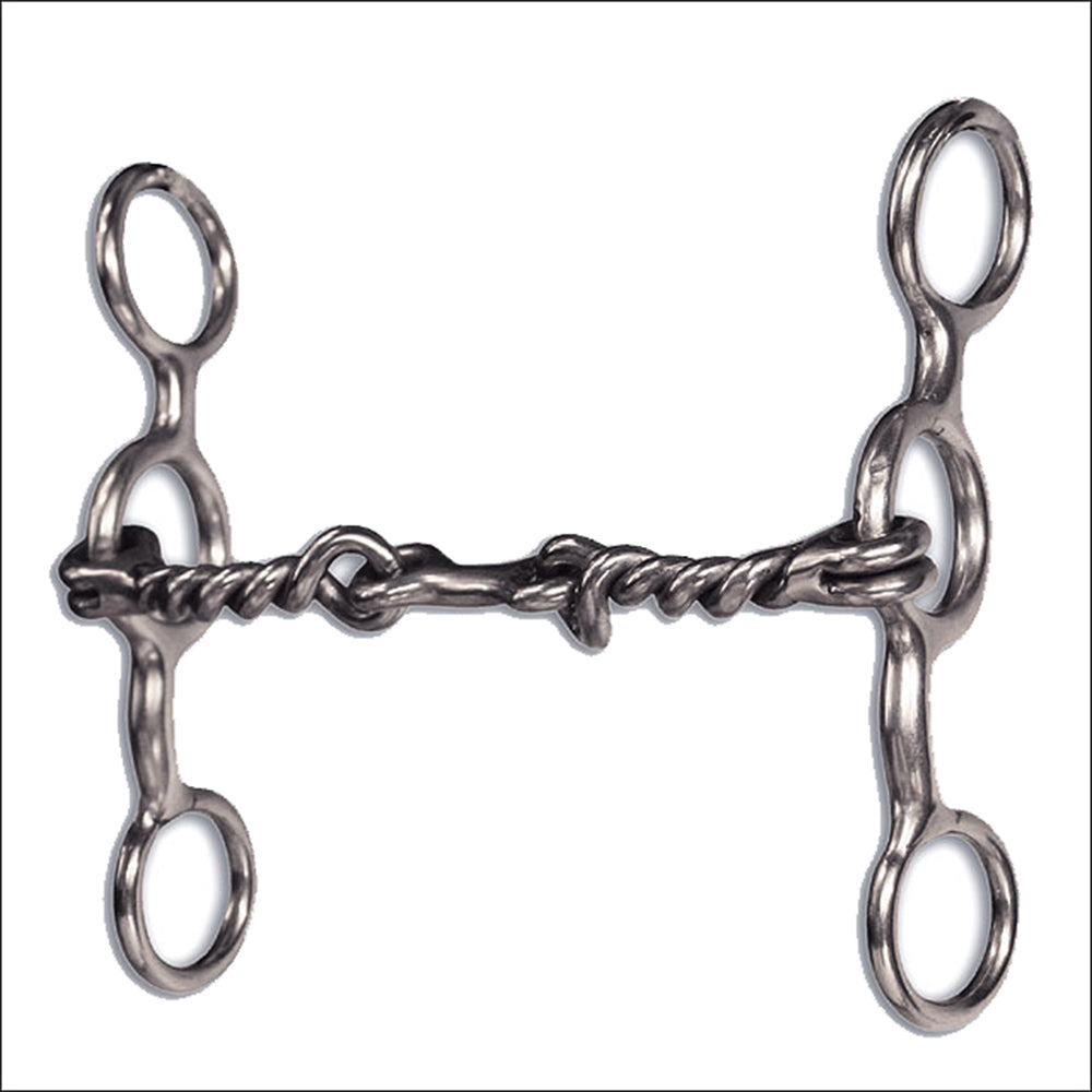 5 1/8" Professional'S Choice Western Horse Dogbone Short Shank Bit Stainless Steel