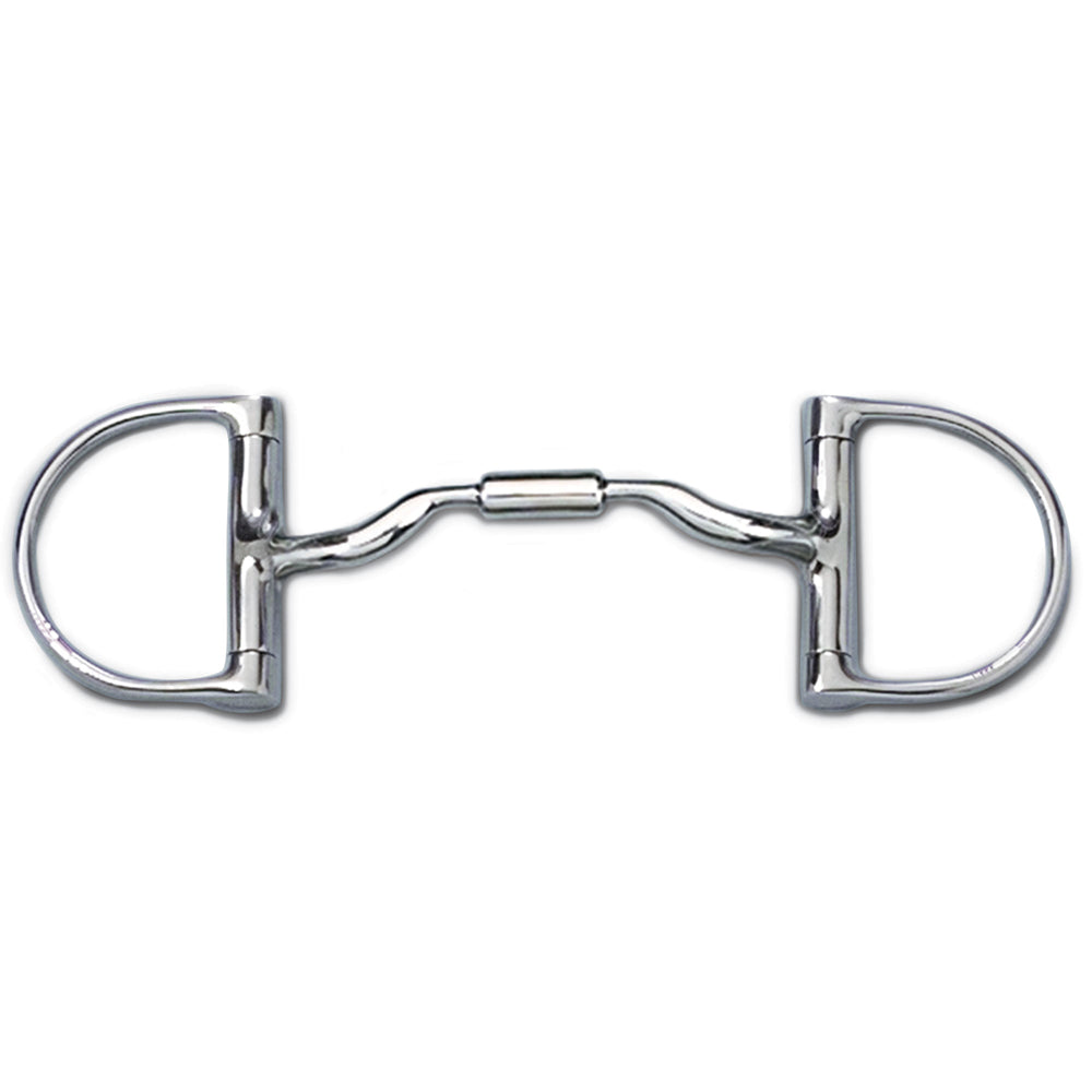 Myler Dee without Hooks Low Port Comfort Snaffle Horse Bit MB 04