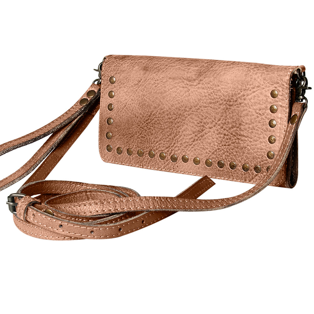 Never Mind Nmbg103A Wallet Vintage Handmade Genuine Cowhide Leather Women Bag Western Handbag Purse