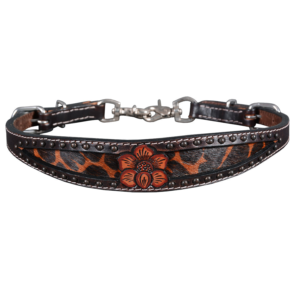 BAR H EQUINE American Leather Horse Saddle Tack Wither Strap Dark Brown