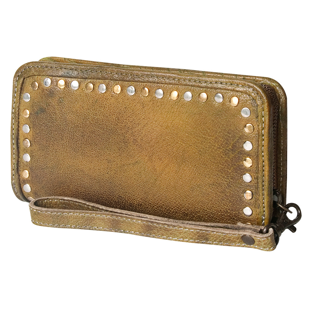 Never Mind Nmbgz110F Wallet Vintage Handmade Genuine Cowhide Leather Women Bag Western Handbag Purse
