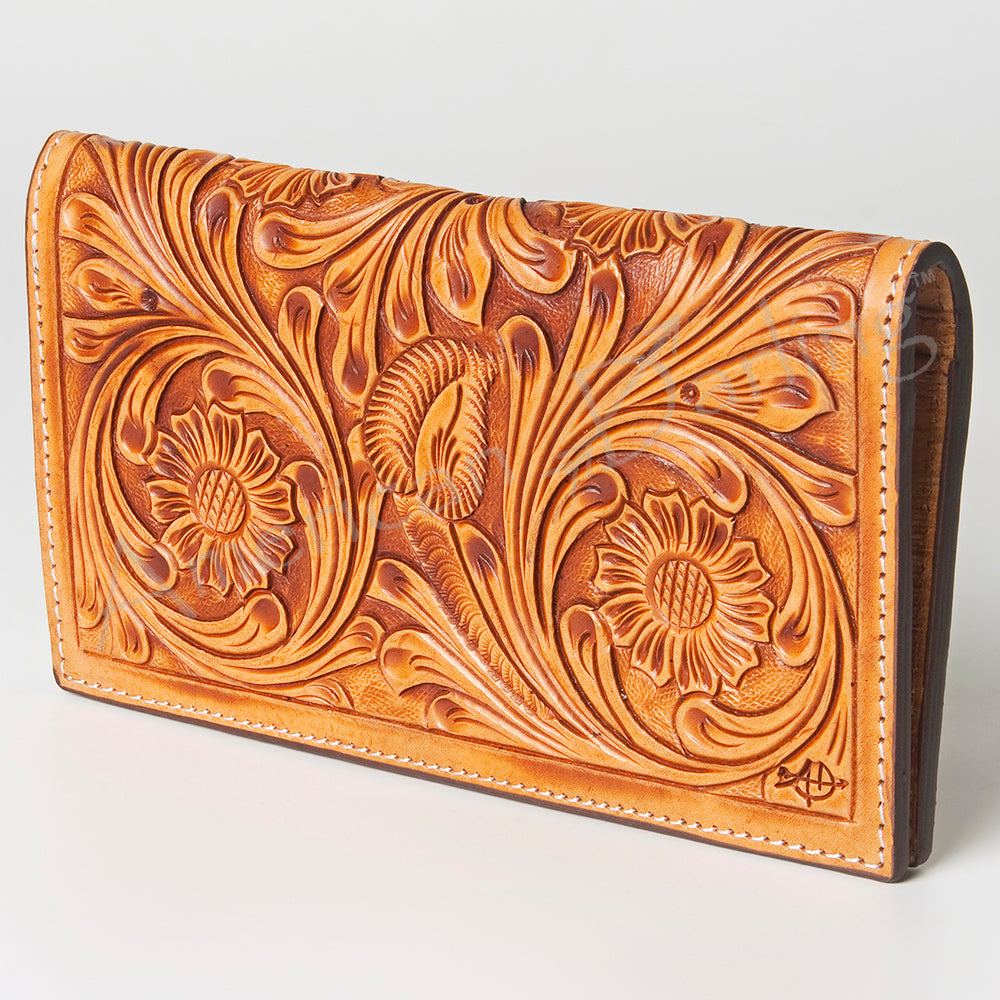 American Darling Wallet Hand Tooled Genuine Leather women bag western handbag purse