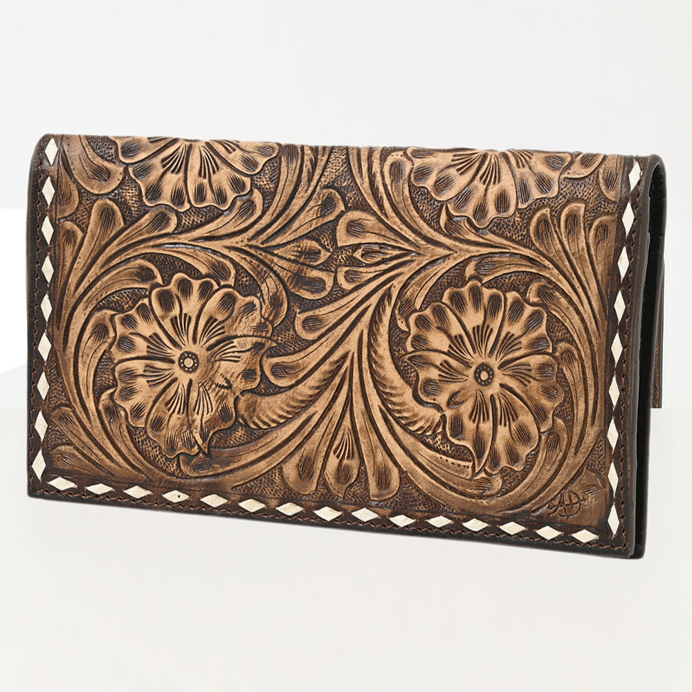 American Darling Wallet Hand Tooled Genuine Leather women bag western handbag purse