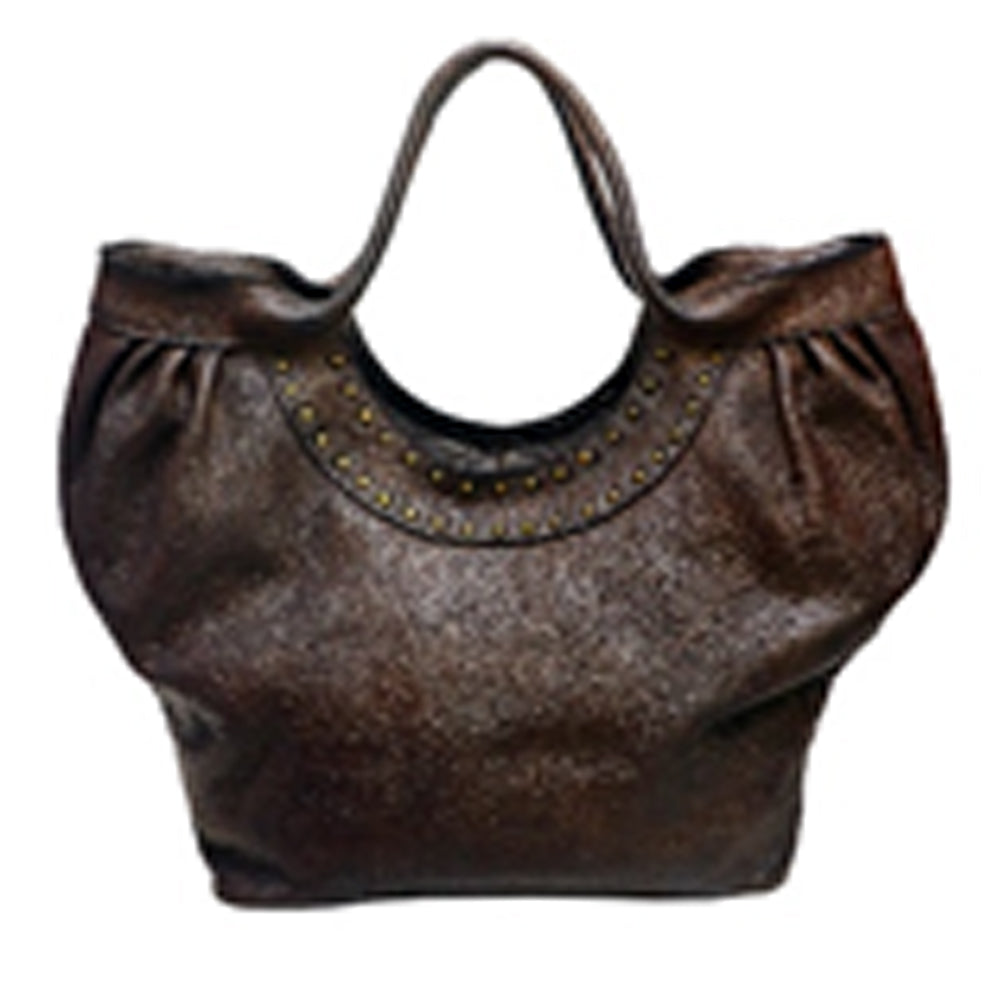 Never Mind Nmbgm101E Tote Vintage Handmade Genuine Cowhide Leather Women Bag WesternåÊHandbagåÊPurse