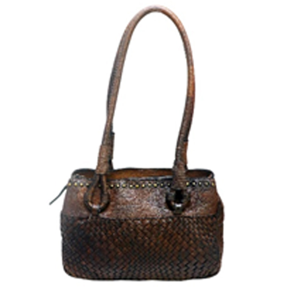 Never Mind Nmbgm102A Tote Vintage Handmade Genuine Cowhide Leather Women Bag WesternåÊHandbagåÊPurse