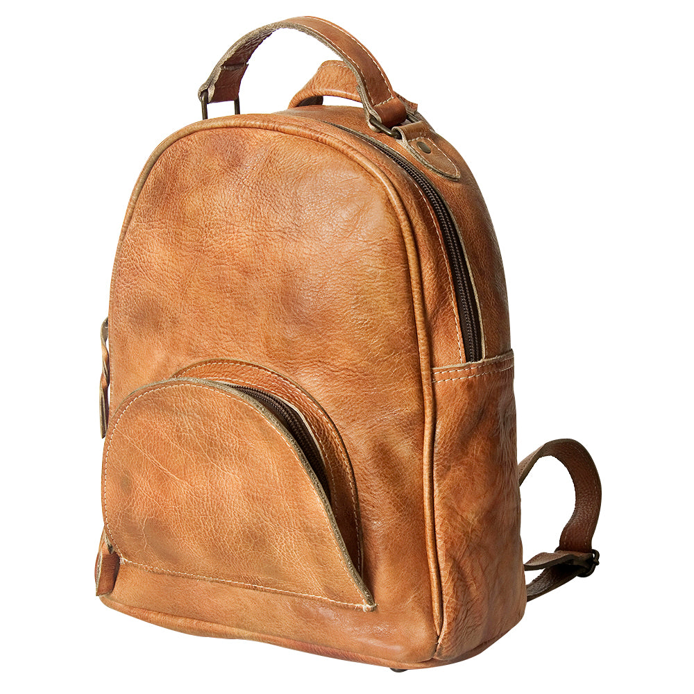 Never Mind Nmbg119A Backpack Vintage Handmade Genuine Cowhide Leather Women Bag Western Handbag Purse