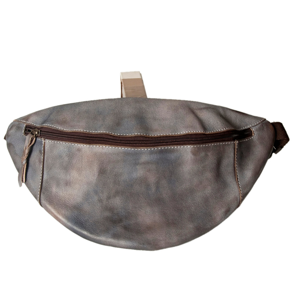 Never Mind Nmbg114B Fanny Pack Vintage Handmade Genuine Cowhide Leather Women Bag WesternåÊHandbagåÊPurse