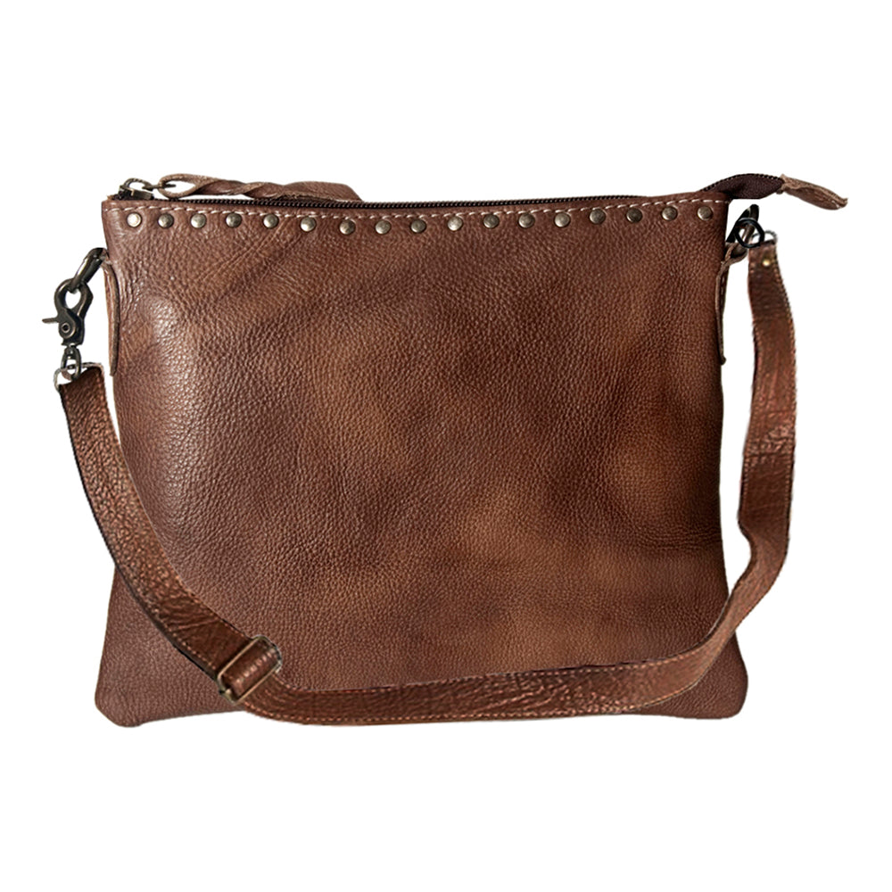 Never Mind Nmbg117A Cross Body I Vintage Handmade Genuine Cowhide Leather Women Bag Western Handbag Purse