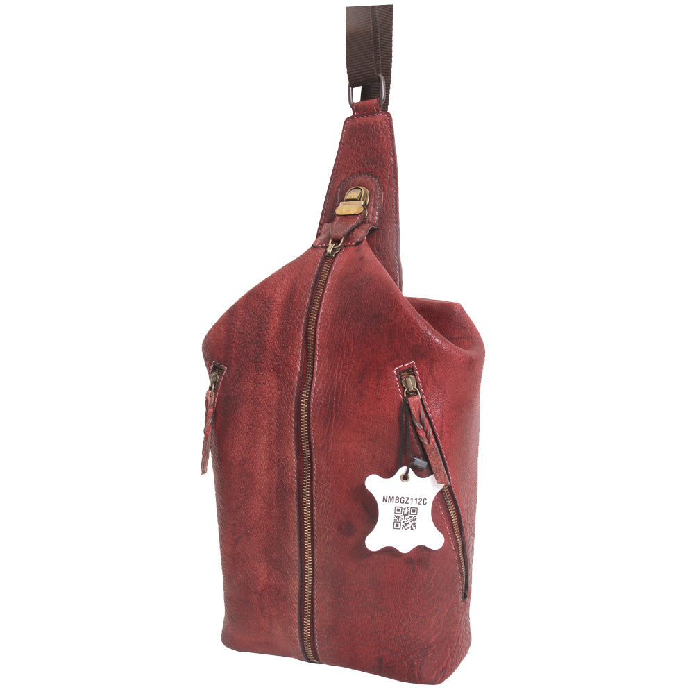 Never Mind Nmbgz112C Sling Vintage Handmade Genuine Cowhide Leather Women Bag WesternåÊHandbagåÊPurse