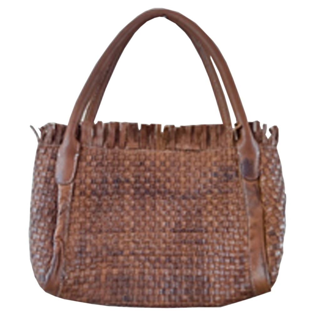 Never Mind Nmbgm110A Tote Vintage Handmade Genuine Cowhide Leather Women Bag WesternåÊHandbagåÊPurse