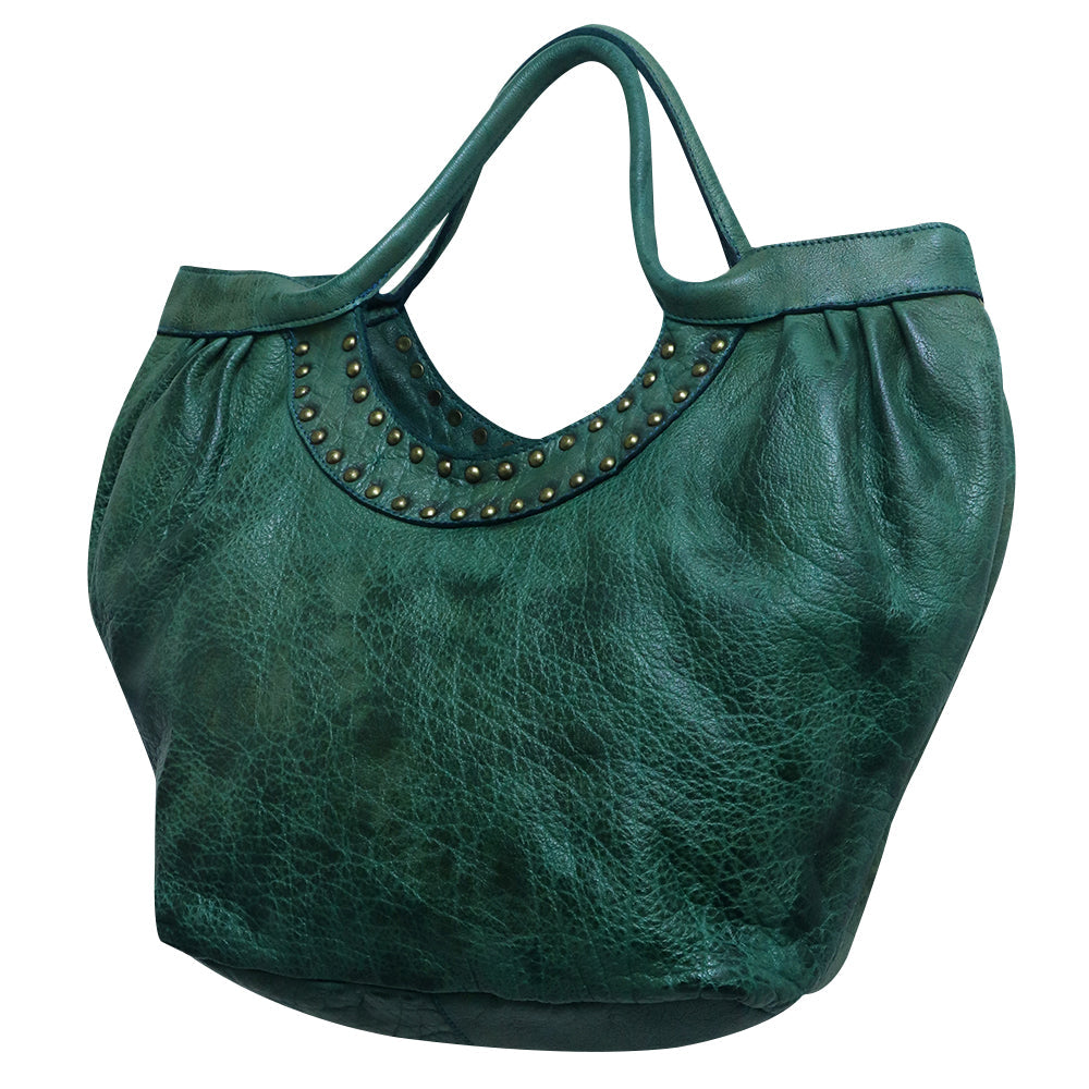 Never Mind Nmbgm101A Tote Vintage Handmade Genuine Cowhide Leather Women Bag WesternåÊHandbagåÊPurse