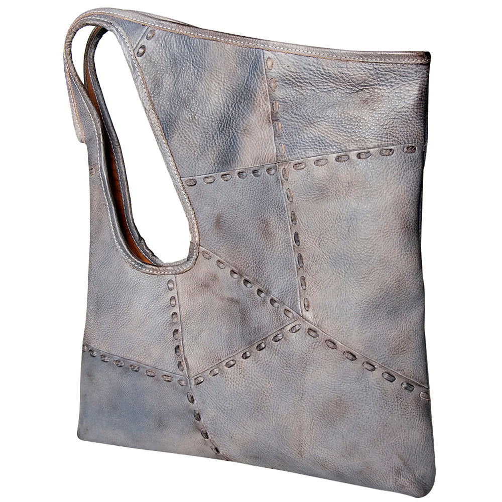 Never Mind Nmbg112B Tote Vintage Handmade Genuine Cowhide Leather Women Bag Western Handbag Purse