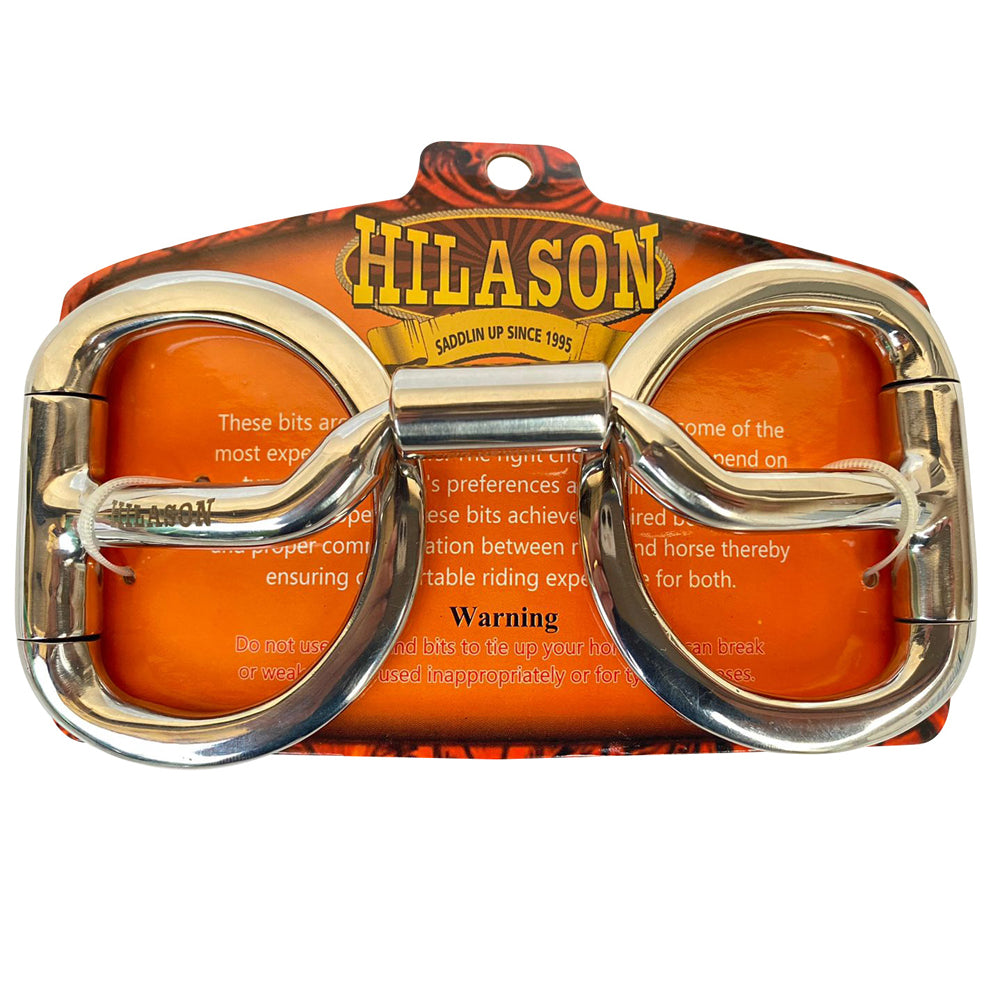HILASON 5 In Mouth Snaffle Bit With Stainless Steel Eggbutt