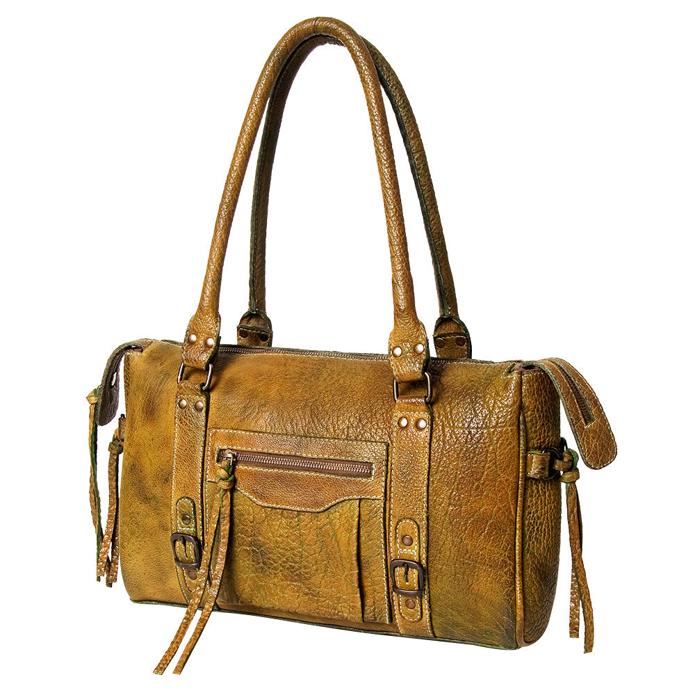 Never Mind Nmbgz113D Tote Vintage Handmade Genuine Cowhide Leather Women Bag WesternåÊHandbagåÊPurse