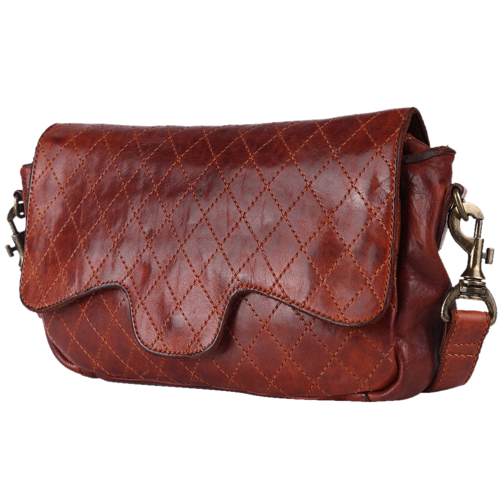 Spaghetti Western Swc151Cg Envelope Vintage Handmade Drum Dyed Genuine European Cowhide Leather Women Bag WesternåÊHandbagåÊPurse