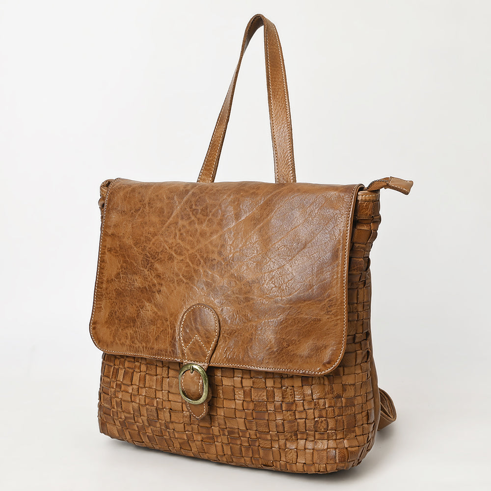 Never Mind Nmbgm115A Backpack Vintage Handmade Genuine Cowhide Leather Women Bag Western Handbag Purse