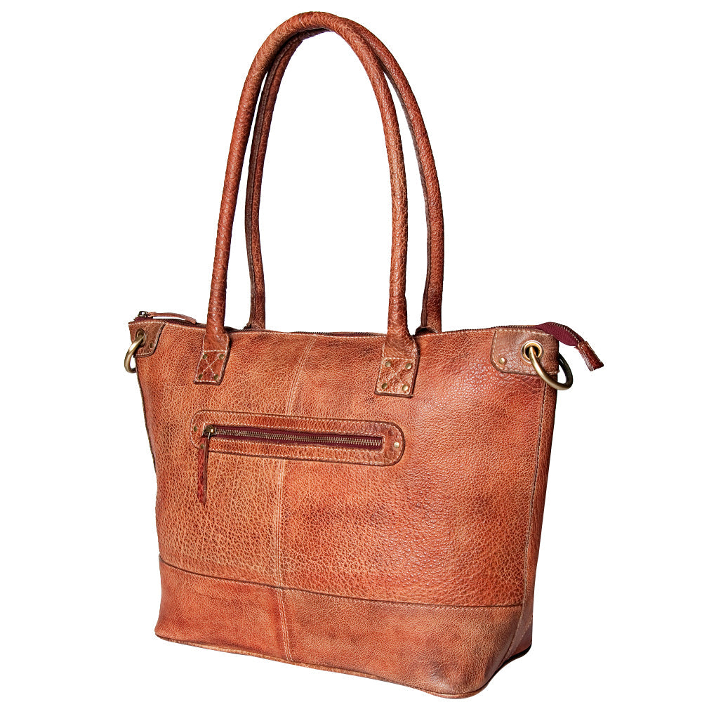 Never Mind Nmbgz120D Tote Vintage Handmade Genuine Cowhide Leather Women Bag WesternåÊHandbagåÊPurse