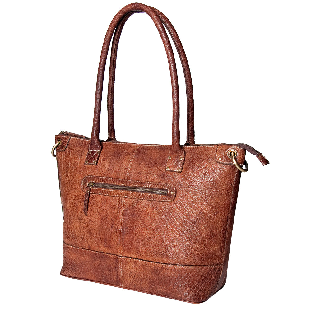 Never Mind Nmbgz120E Tote Vintage Handmade Genuine Cowhide Leather Women Bag Western Handbag Purse