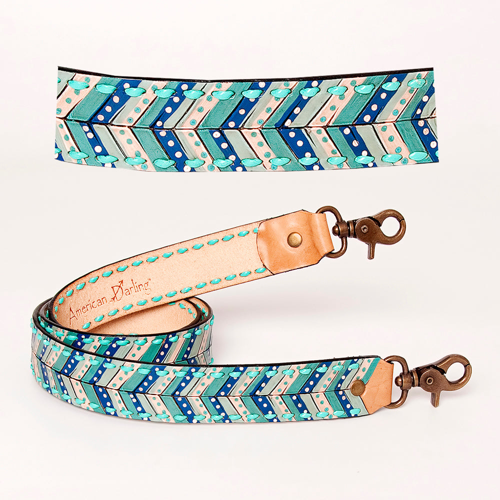 American Darling Genuine Leather Handle Strap for Crossbody Bags Phone Keychain Wallet Purse Clutch Cellphone Key Chain