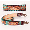 American Darling Hand Tooled Genuine Leather Crossbody Handle Strap for Bags Phone Wallet Purse Clutch