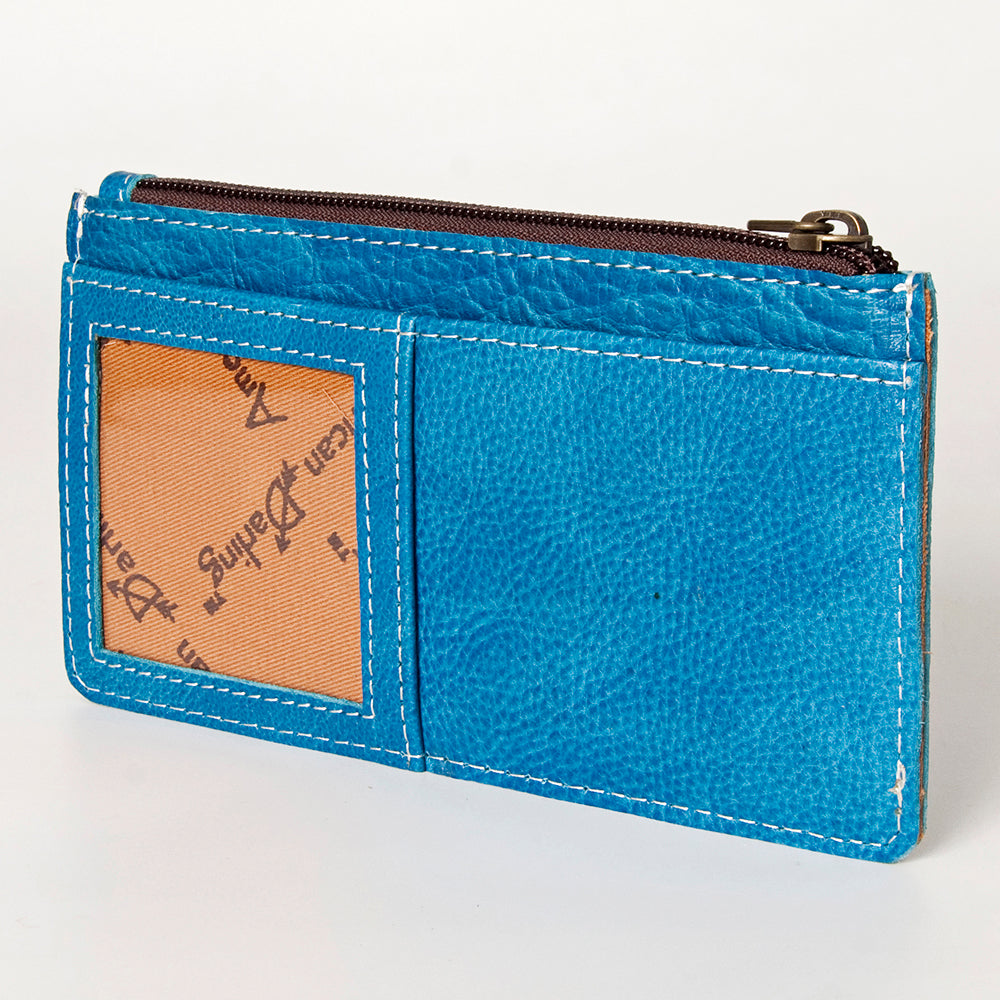 American Darling Card Holder Genuine Leather Western Women Bag Handbag Purse| Business Credit Sports